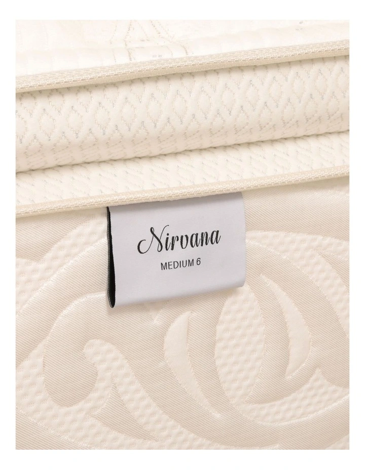 Cocoon Platinum Nirvana Medium 6 Mattress in White image 5