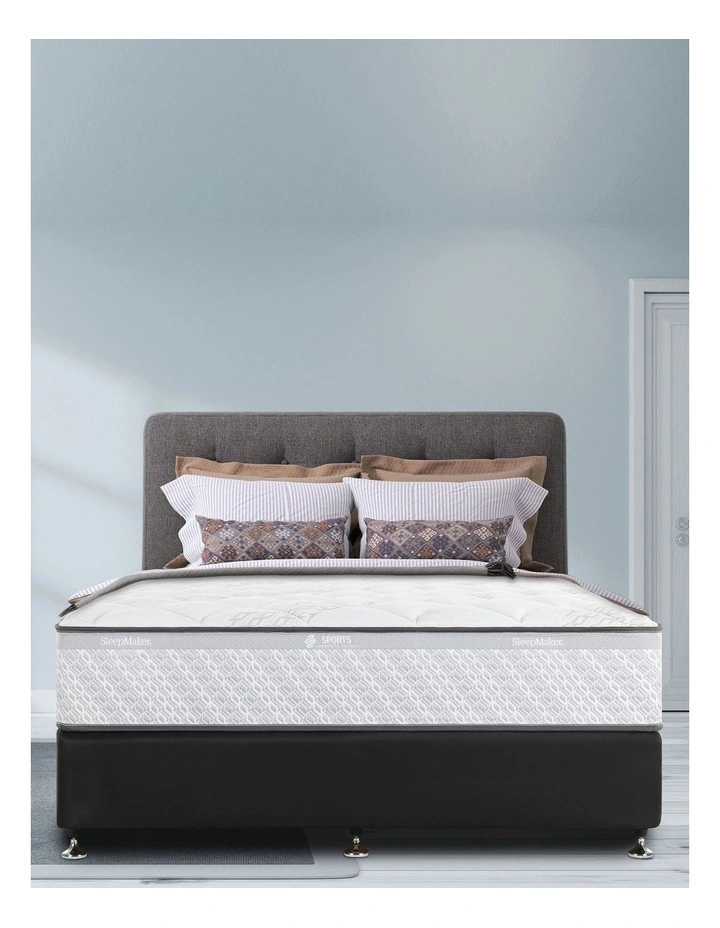 Miracoil Advance Cappuccino Medium 6 Smooth Top Mattress in White image 1