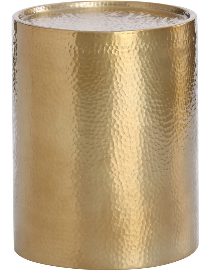 New Heritage Istanbul Drum Side Table In Pale Gold Finish Details About New Heritage Istanbul Drum Side Table In Pale Gold Finish