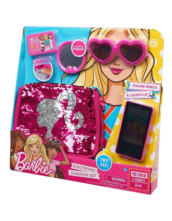 barbie electronic purse set