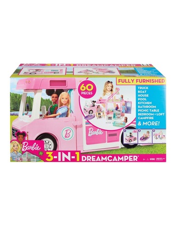 barbie dreamhouse camper power wheels