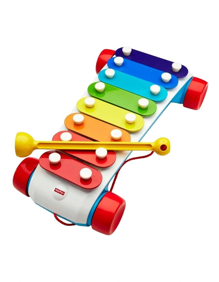 Fisher-Price Classic Xylophone Toddler Pretend Musical Instrument Pull Toy image 3