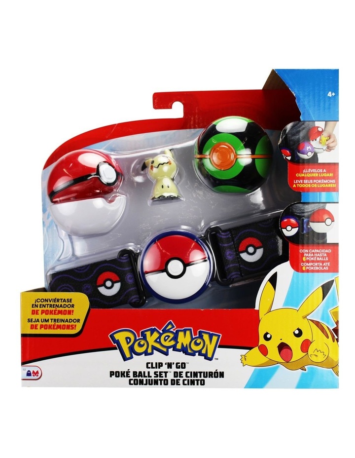 Pokemon Clip And Go Pokeball Belt Assortment Myer