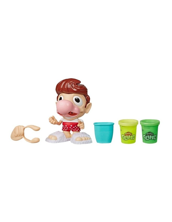 putting play doh in slime