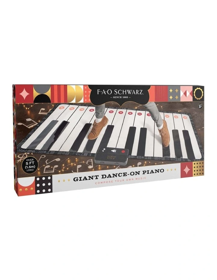FAO Schwarz Piano Dance Mat 69x31cm MYER