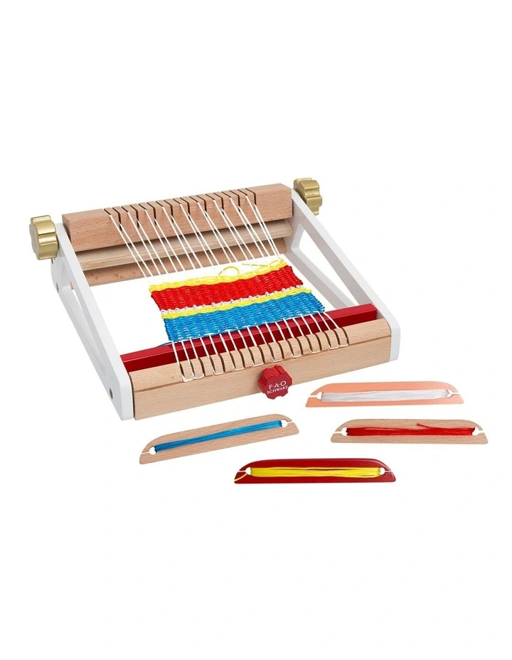 Fao Schwarz 8 Piece Craft Weaving Loom Myer