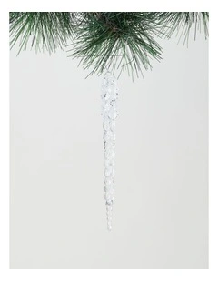 Luxe Christmas Acrylic Icicle Ornament