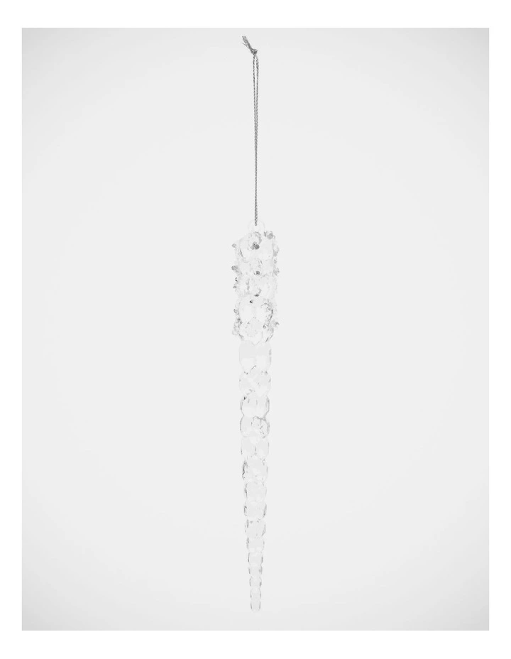 Luxe Christmas Acrylic Icicle Ornament image 2