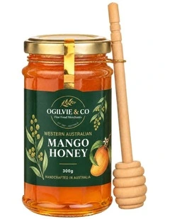 Vanilla Bean Honey With Wooden Dipper