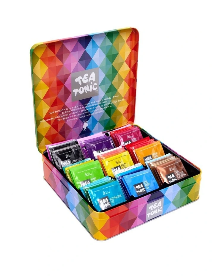 Delux Diamonds Gift Tin 63 Teabags image 2