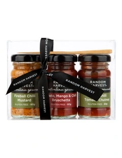 Chilli BBQ Condiments Mini Me Pack 3x60g