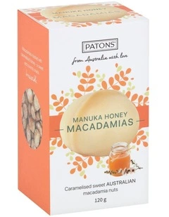 Patons Caramelised Macadamias with Manuka Honey