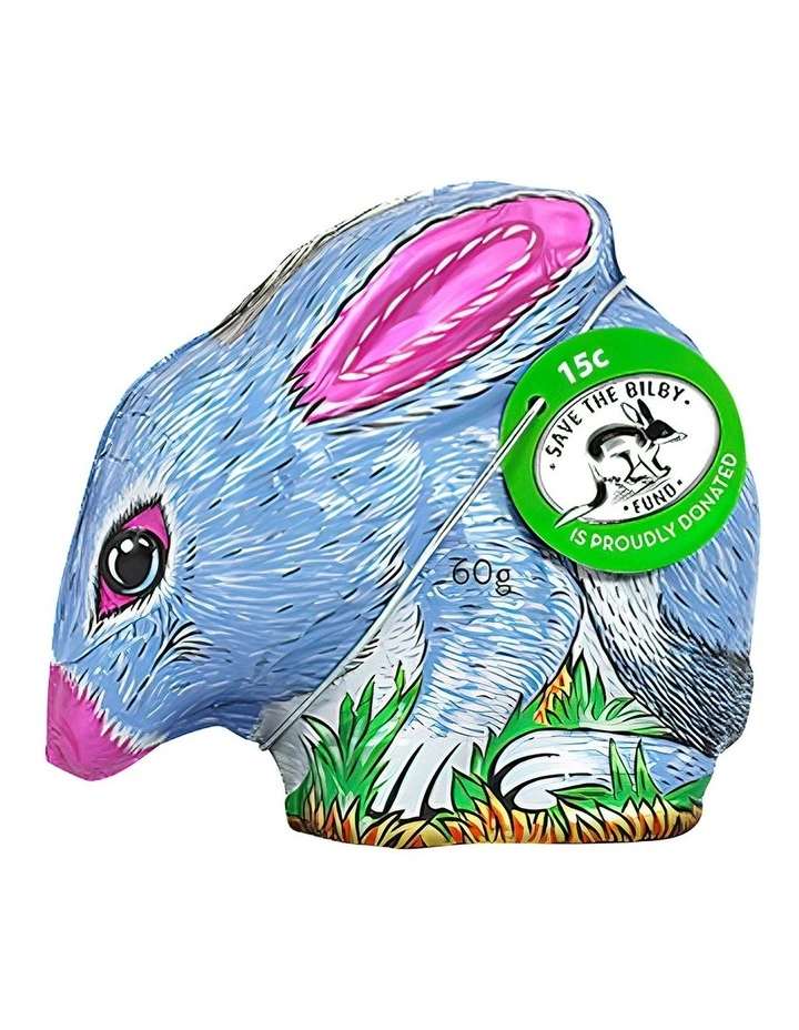 Pink Lady Foiled Milk Chocolate Bilby 60g image 2