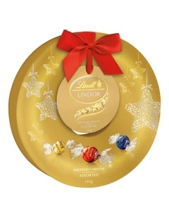 Lindt Lindor Small Wreath Tin 184g