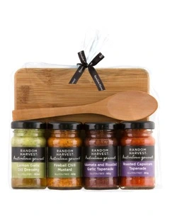 Mini Entertaining Condiments with Cheese Board Pack 240g
