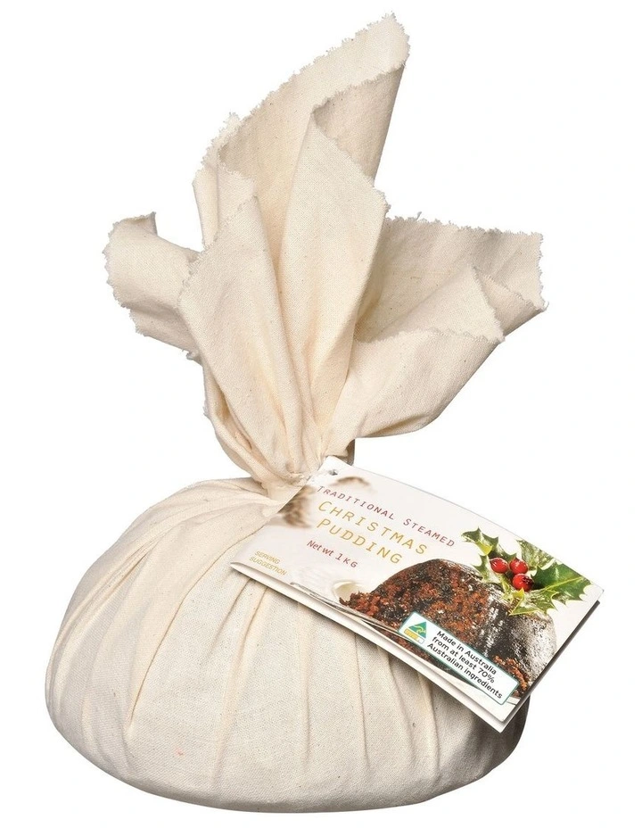 Steamed Christmas Pudding Cloth 1kg image 1