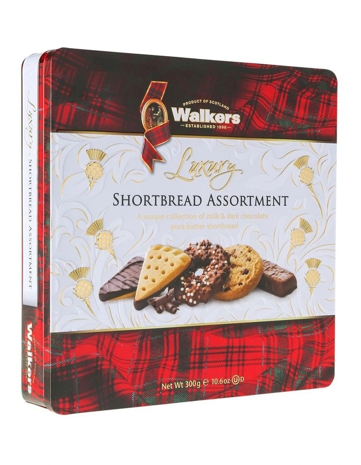 Walkers Luxury Shortbread Assorted Tin 300g image 2