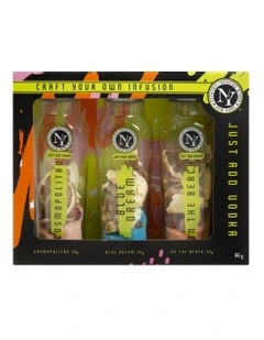 Cosmopolitan, Blue Dream and On The Beach Vodka 3 Pack Sampler