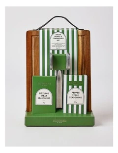 Flavoursome Steak Board and Tenderizer Set 60g