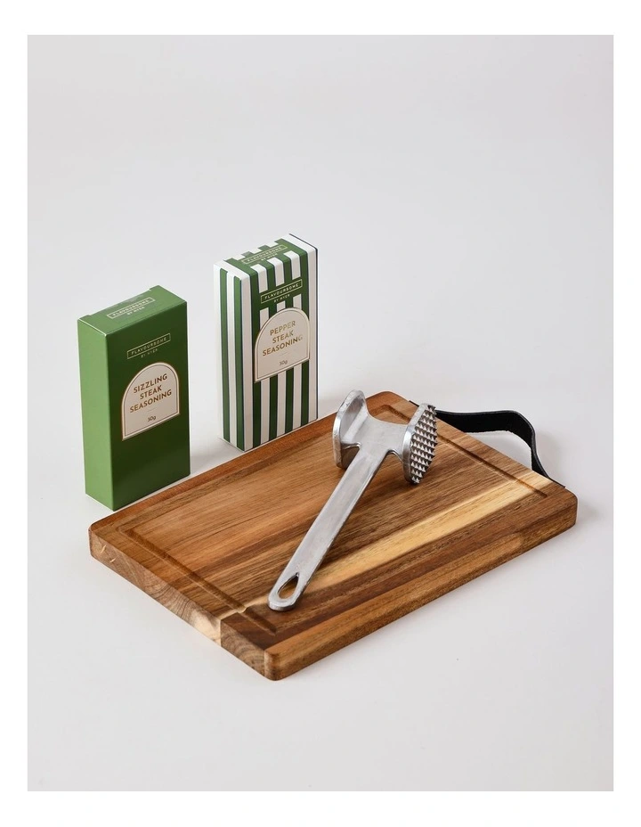 Flavoursome Steak Board and Tenderizer Set 60g image 2