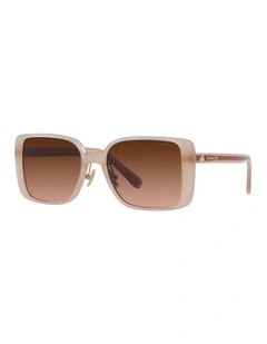 0HC8375 Sunglasses in White