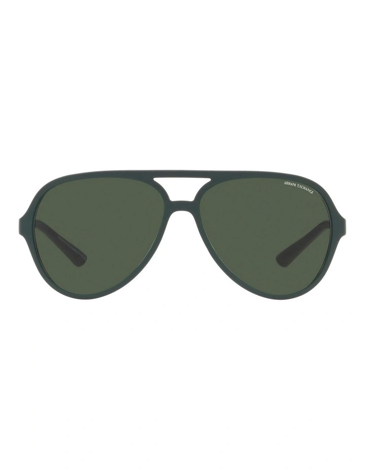 Polarised AX4133S Sunglasses in Green image 2
