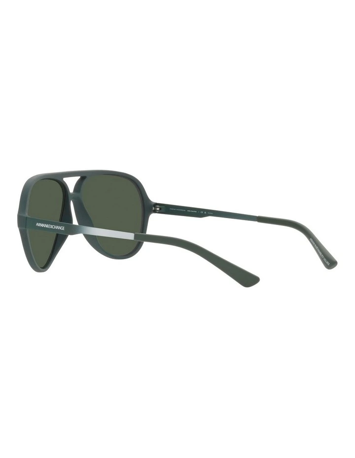 Polarised AX4133S Sunglasses in Green image 5