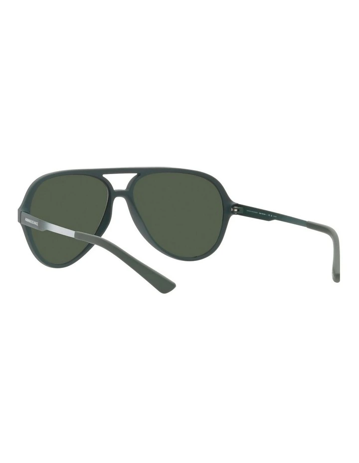 Polarised AX4133S Sunglasses in Green image 6