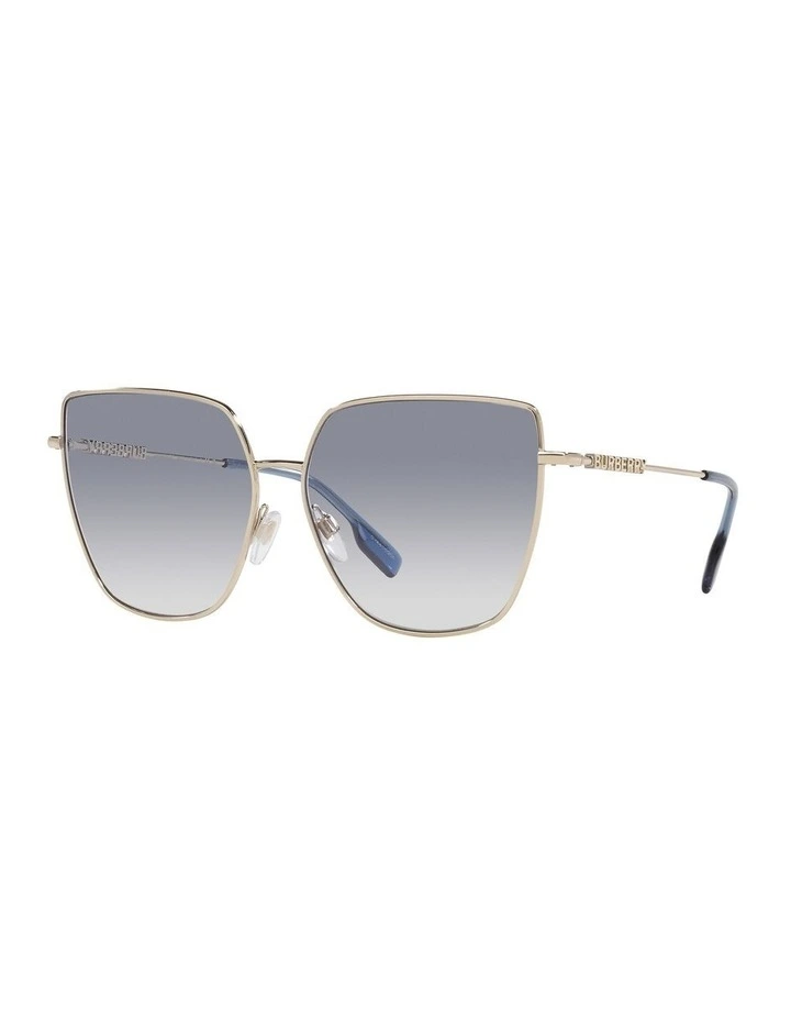 Burberry Alexis Gold Sunglasses | Violet Lens image 1