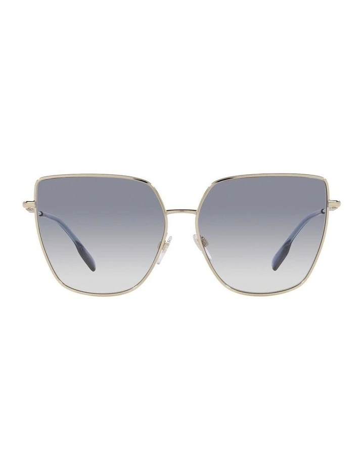 Burberry Alexis Gold Sunglasses | Violet Lens image 2