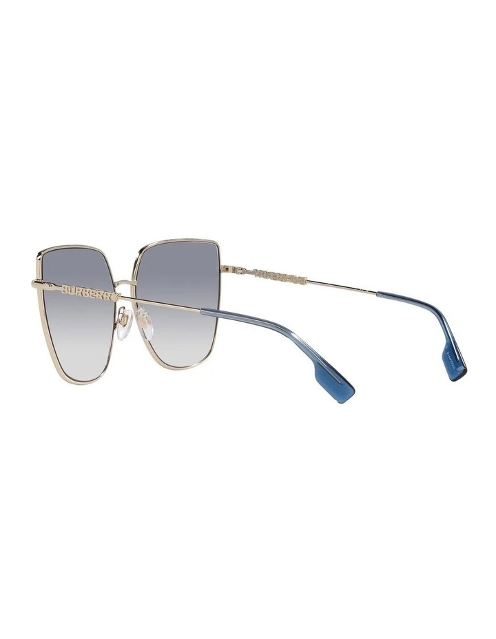 Burberry Alexis Gold Sunglasses | Violet Lens image 5