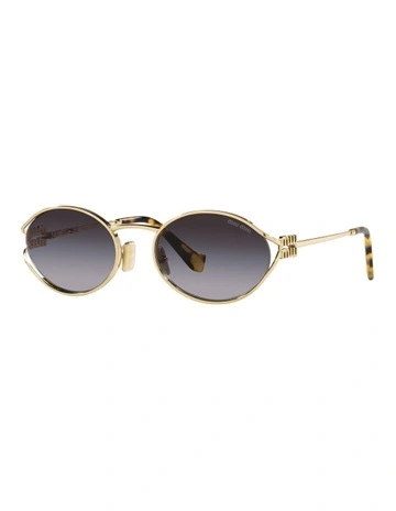 MU 52YS Sunglasses in Gold