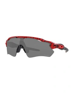 Radar EV Path Red Tiger Sunglasses in Red