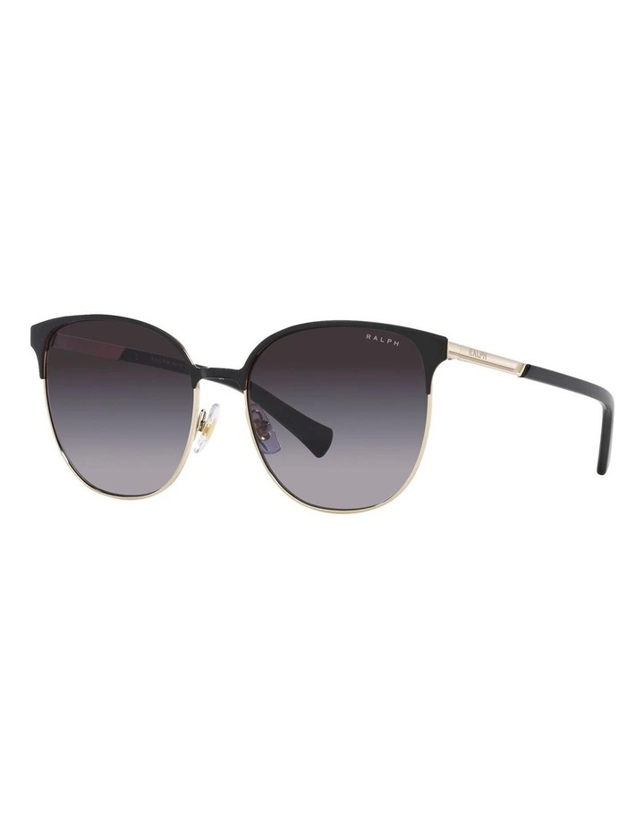 Ralph RA4140 Sunglasses In Gold | Black Lens image 1