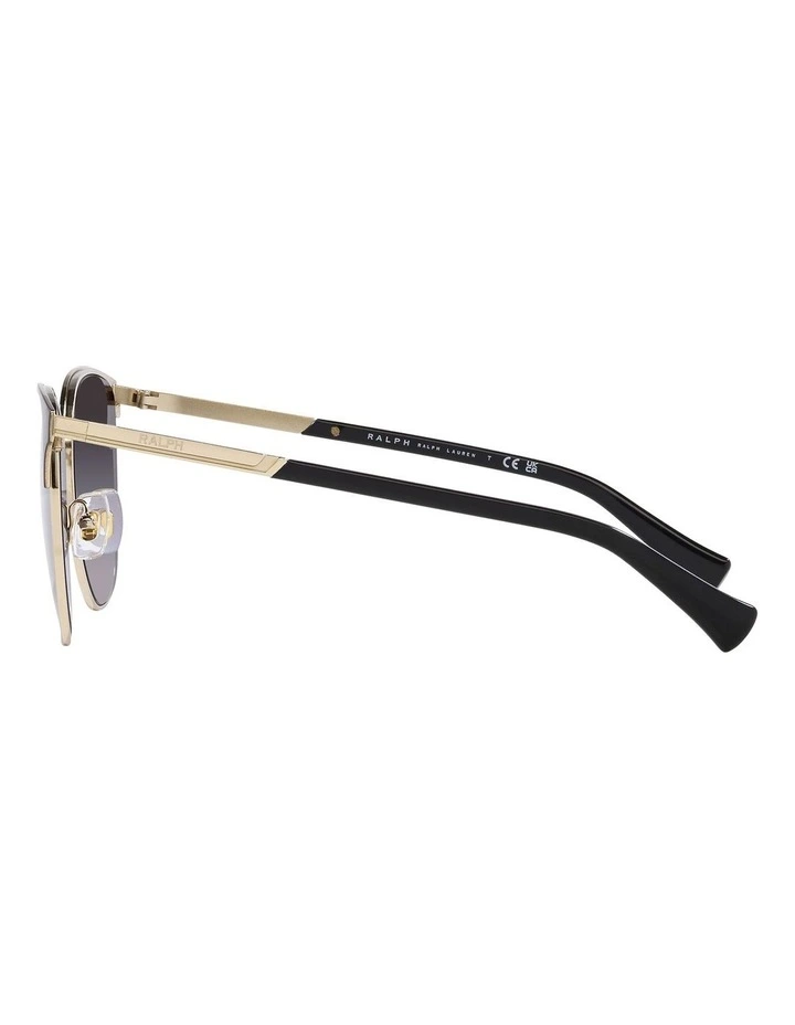 Ralph RA4140 Sunglasses In Gold | Black Lens image 4