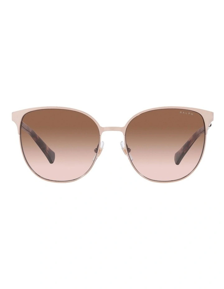 Ralph RA4140 57mm Sunglasses In Gold image 2