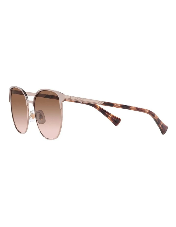 Ralph RA4140 57mm Sunglasses In Gold image 3