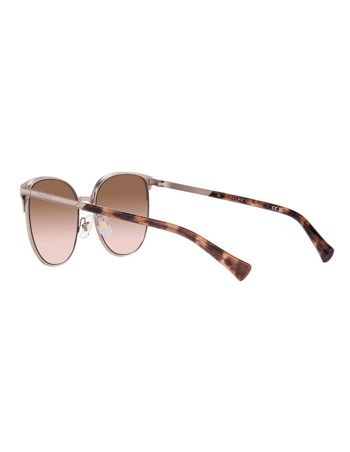 Ralph RA4140 57mm Sunglasses In Gold image 5