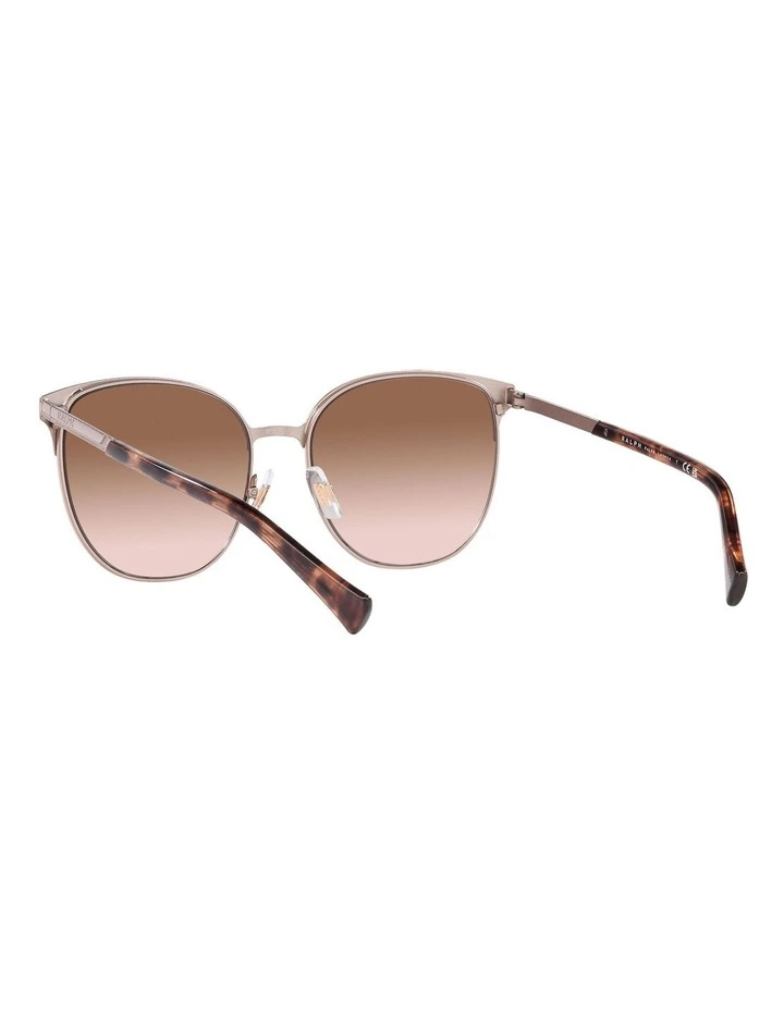Ralph RA4140 57mm Sunglasses In Gold image 6
