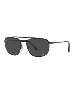 Chromance Polarised RB3708 Sunglasses in Black