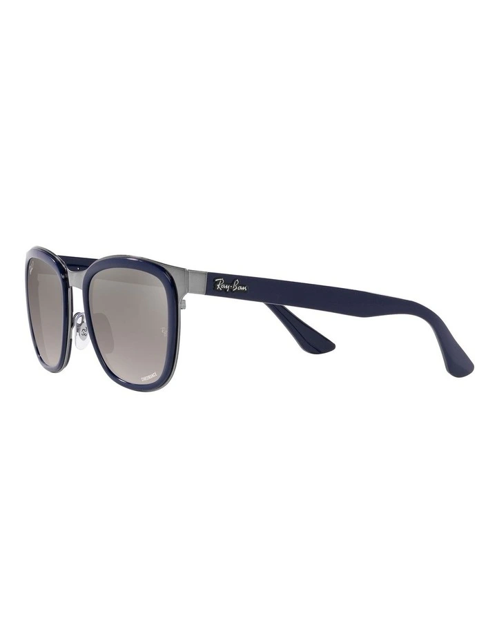 Clyde Polarised Sunglasses in Blue image 3