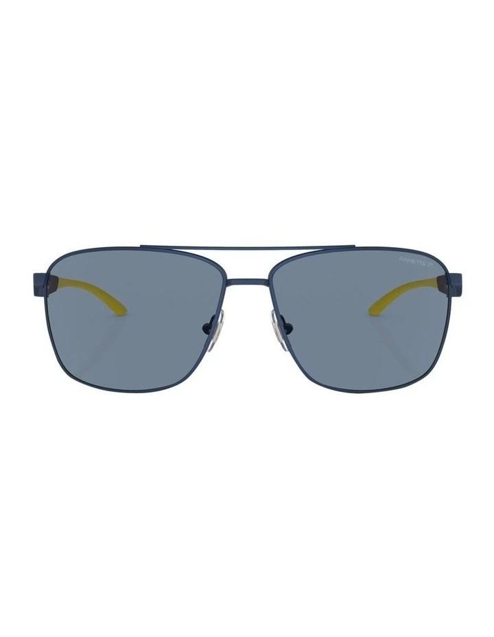 Beverlee Polarised Sunglasses in Blue image 2