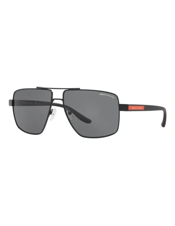 Polarised AX2037S Sunglasses in Black