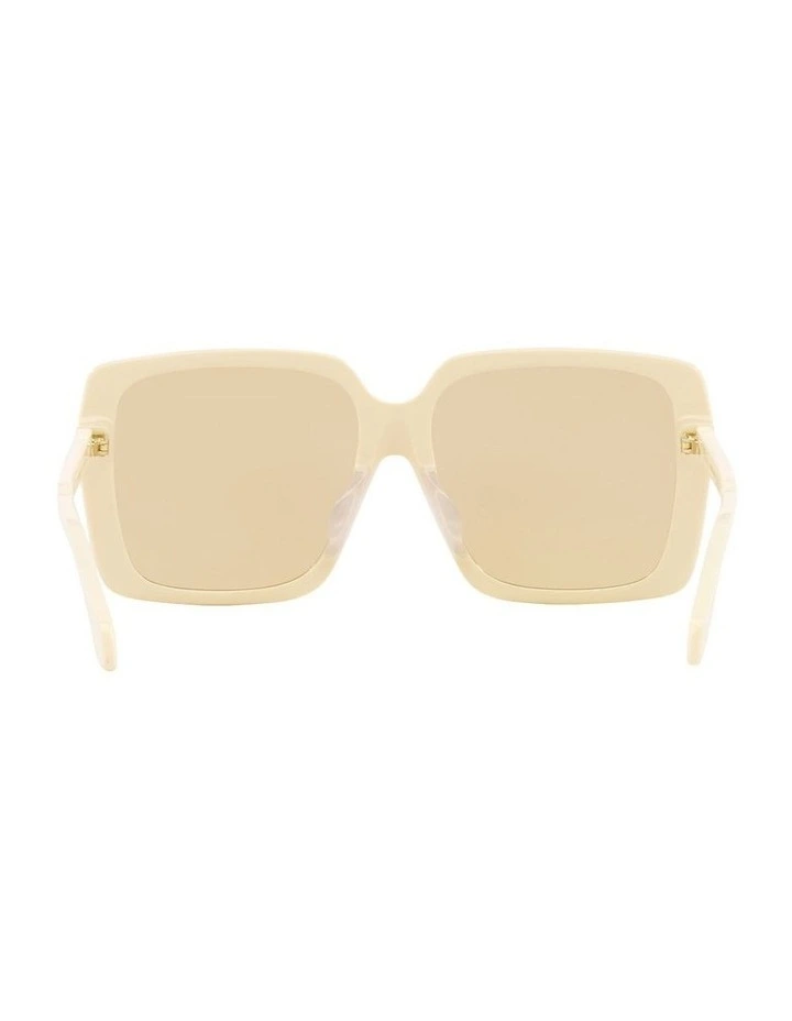 GG0567SAN Sunglasses in Beige image 7