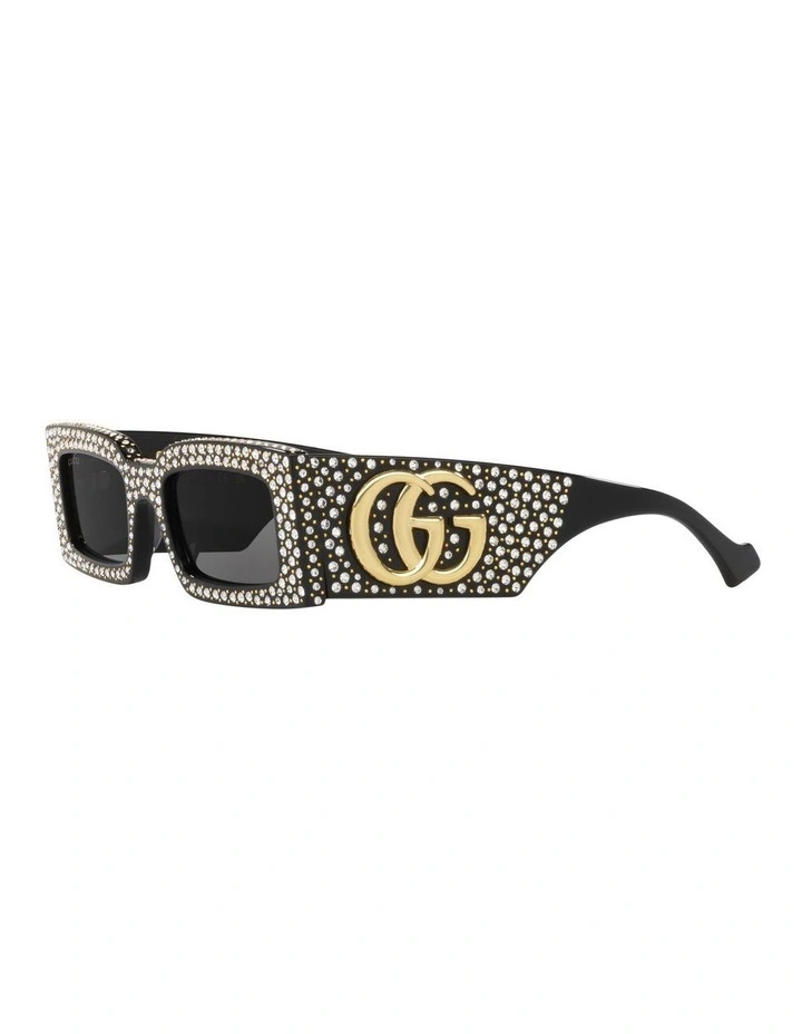Acetate Sunglasses GG1425S in Black image 3