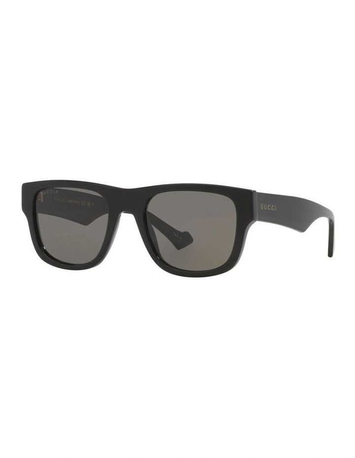 Acetate Polarised Sunglasses GG1427S in Black image 1