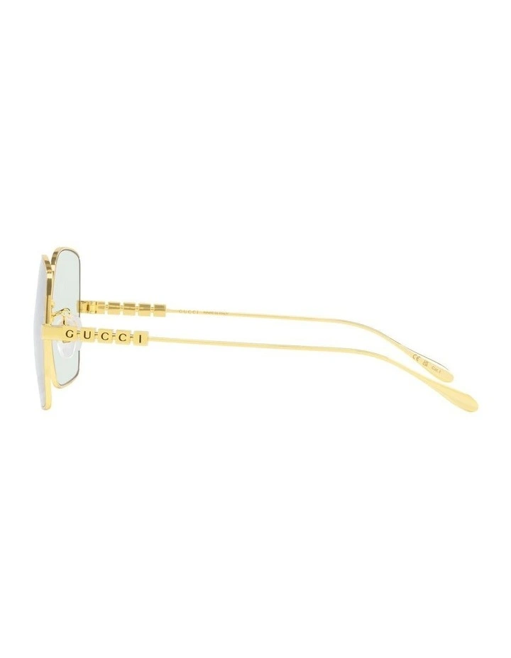 Metal Sunglasses GG1434S in Gold image 4