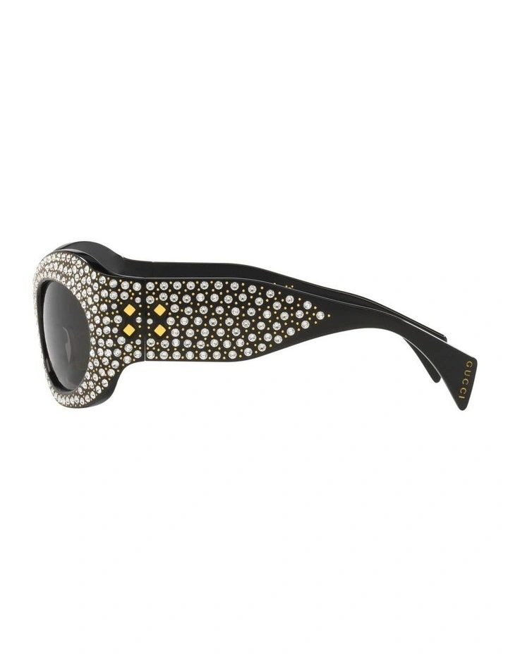 Acetate Sunglasses GG1463S in Black image 4