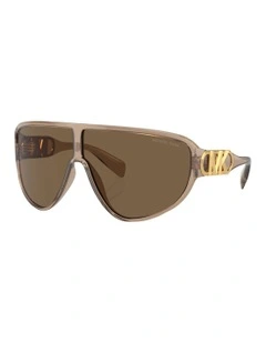 Empire Shield Sunglasses in Brown