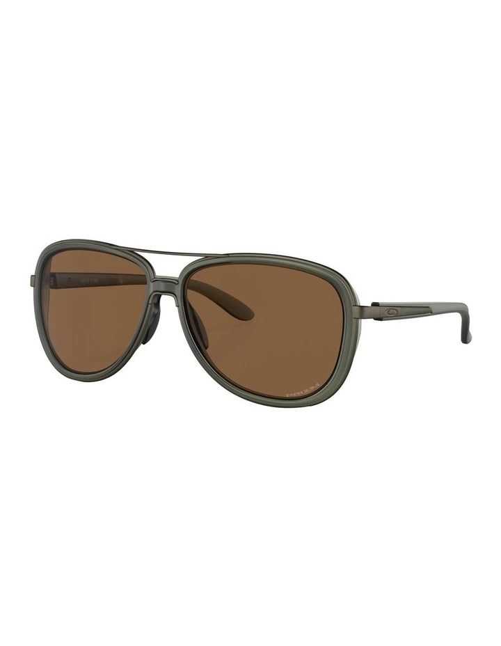 Split Time Sunglasses in Green image 1